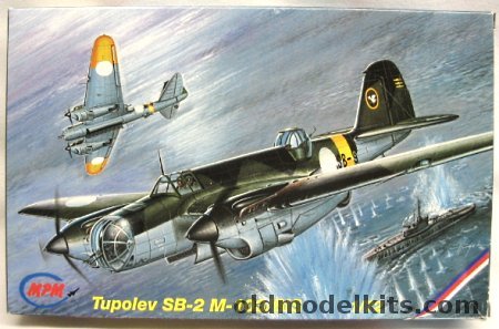 MPM 1/72 Tupolev SB-2 M-103 / BIS - Finnish Air Force 2/LeLv 6 Sept 1942 / Chinese Air Force / USSR, 72047 plastic model kit